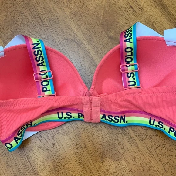 NWT U. S. Polo Assn. in Coral 36D - Picture 4 of 6